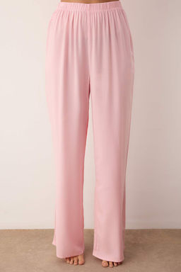 Ekru Duz Kurdele Shally Dokuma Pijama Tak?m? THMAW26PT00007 - Trendyolmilla фото 13