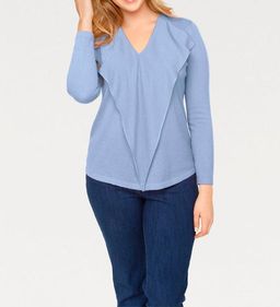 Пуловер, голубой - Patrizia dini фото 6