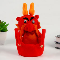 Цена за 5 шт. Конфетница Дракон, цвет МИКС