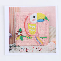 Аппликация помпошками Тукан размер 30 30 см, клей 30 мл - Simaland фото 11