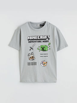 Minecraft Bask?l? Erkek ?ocuk Ti??rt