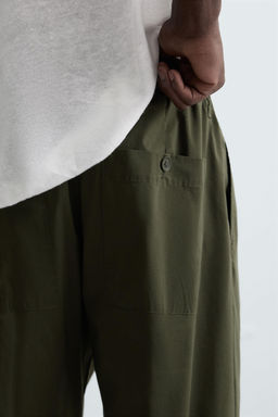 LIGHTWEIGHT RELAXED FIT TROUSERS - Zara фото 15