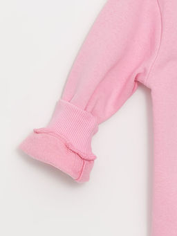 Bisiklet Yaka Bask?l? Uzun Kollu K?z ?ocuk Sweatshirt - Waikiki фото 2