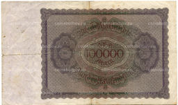 Банкнота 100000 марок 1923 года Германия