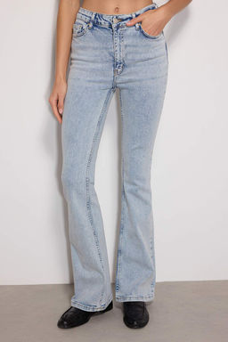 TRENDYOLMILLA Siyah More Sustainable Yuksek Bel Flare Jeans TWOSS23JE00063  фото 22