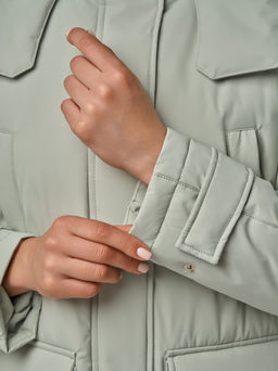 Пуховик женский 

АРТ. 81611z фисташковый/42 - Hoops фото 4