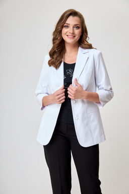 Жакет БелЭльСтиль 203 белый джинс