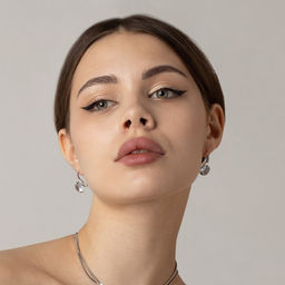 Серьги Циркония love you, цвет голубой в серебре - Queen fair фото 3