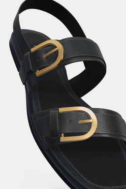 DOUBLE BUCKLE SANDALS - Zara фото 6