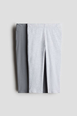 Pack de 2 leggings capri de punto