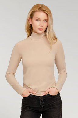 Арт.12803/5 Водолазка женская  42-50 (5 шт) Цвет:бежевый