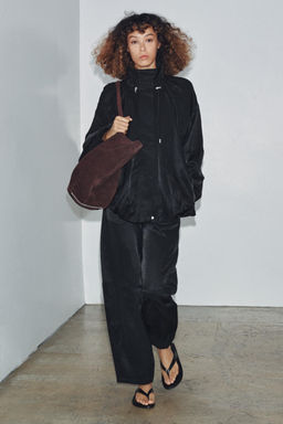 ZW COLLECTION LOOSE-FITTING TROUSERS - Zara фото 4