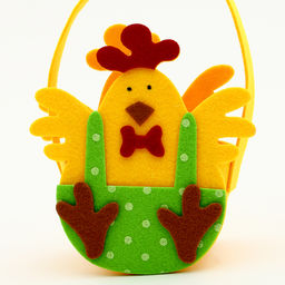 Пасхальный декор корзинка  Петушек в штанишках 7х10х18 см - Simaland фото 3