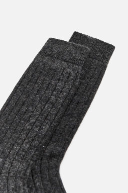 CASHMERE BLEND RIBBED SOCKS - Zara фото 3