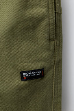 STRAIGHT TROUSERS WITH LABEL - Zara фото 4