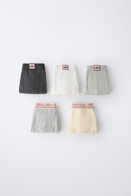6-14 A?OS/ PACK CINCO B?XERS ETIQUETA / Multicolor