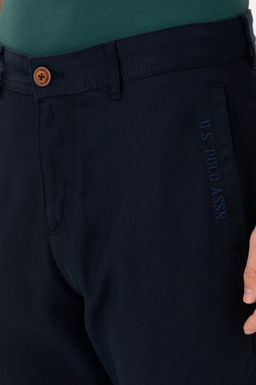 Мужские темно-синие брюки из плотной ткани - U.s. polo assn фото 5