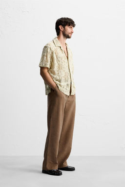 FLORAL JACQUARD SHIRT - Zara фото 4