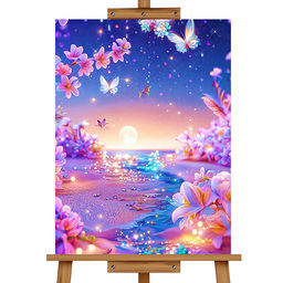 Мозаика алмазная "Сказочная страна" 20*30см.
