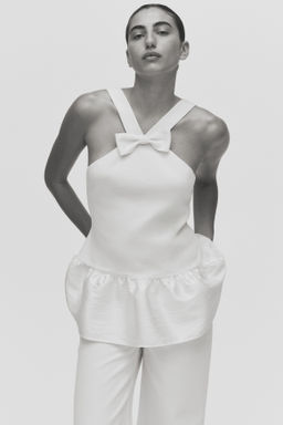Bow-detail top - H&m фото 5