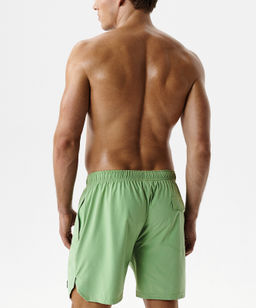 ATLANTIC KMB-239 Шорты мужские пляжные Super Soft 4Way Stretch оливковый  фото 3