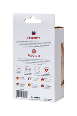 Анальный фаллоимитатор ToDo by Toyfa Favorite, силикон, красный, 13 см, 2,8 см