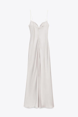 LONG SATIN DRESS - Zara фото 7