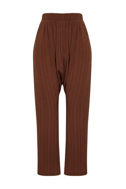 Ekru Dokuma Salvar Plaj Pantolon TBESS24PL00011 - Trendyolmilla фото 15