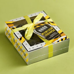 Цветное печенье с предсказанием Мужской подарок, 4 шт.,