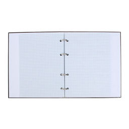 Тетрадь на кольцах, в клетку, 80 листов Аниме (ч/б), обложка 7БЦ, без вырубки под кольца, блок офсет - Calligrata фото 4