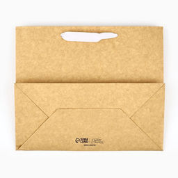 Пакет подарочный новогодний крафтовый с пластиковым окном Новый год, 31?26?11 см