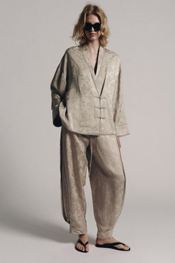 PANTAL?N JACQUARD ZW COLLECTION / Piedra