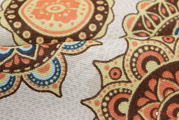 Рогожка Восточные цветы, ш.1.5м, хлопок-100%, 160гр/м.кв - Купава фото 2