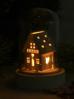 Сувенир новогодний с подсветкой «Зимний домик»