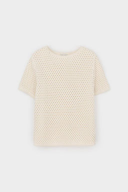 ЕВ 30221/молочный джемпер жен