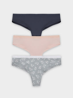 Трусы бразилиана женские в наборе, 3 шт - Mark formelle фото 9