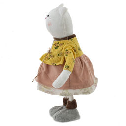 Игрушка набивная "Кот/Кошка", L16 W10 H33 см, 2в.