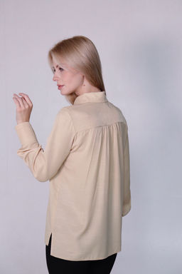 Рубашка с супатной застёжкой свободного силуэта - Martichelli фото 40