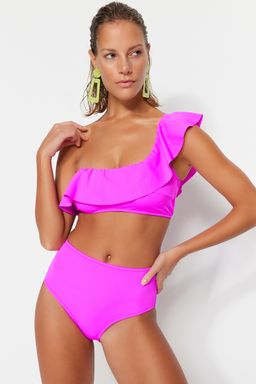 Pembe Hipster Yuksek Bel Bikini Alt? TBESS21BA0057