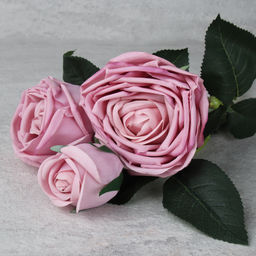 Цена за 1 шт. Цветок искусственный Пионовидная роза 73 см / GR-006 /уп 12/144/силикон - ГалеонТрейд фото 14