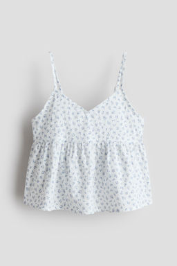 Top de tirantes finos con peplum - H&m фото 3