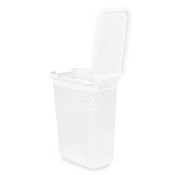 Корзина д/белья Элемент 30л узкая (белый) М9083 - Альтернатива фото 9