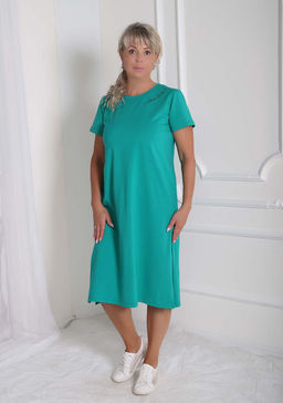 Платье Олси зеленое - Марлен фото 2