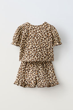 ANIMAL PRINT CREPE CO-ORD - Zara фото 2