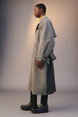 LIMITED EDITION CONTRAST OVERSIZE TRENCH COAT - Zara фото 3