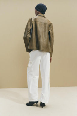 JOGGERS WITH PLEAT DETAIL - Zara фото 3