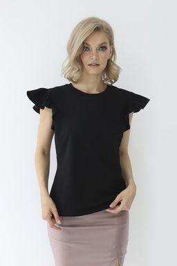 Футболка с рукавами- крылышками