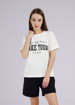 LF24-008/1т Футболка жен. (Цв.футер) (ЧЗ)