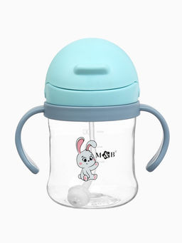 Поильник- непроливайка с трубочкой, голубой, Mum&Baby
