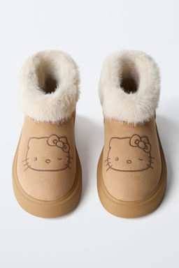 HELLO KITTY SANRIO LINED ANKLE BOOTS - Zara фото 4